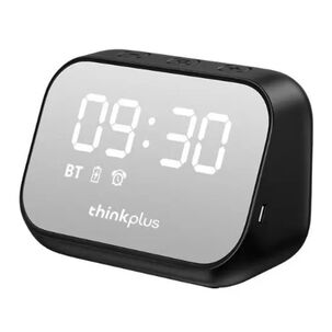 Parlante Con Reloj Alarma Bluetooth 10w Negro Ts13 Lenovo