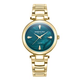 Reloj Kenneth Cole Kcwlg2236303 Dorado Mujer
