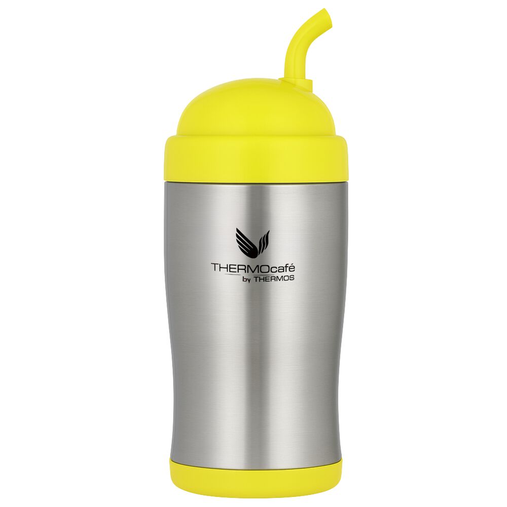 Vaso Térmico Mug Matero Inoxidable Thermos Amarillo 400ml image number 1.0