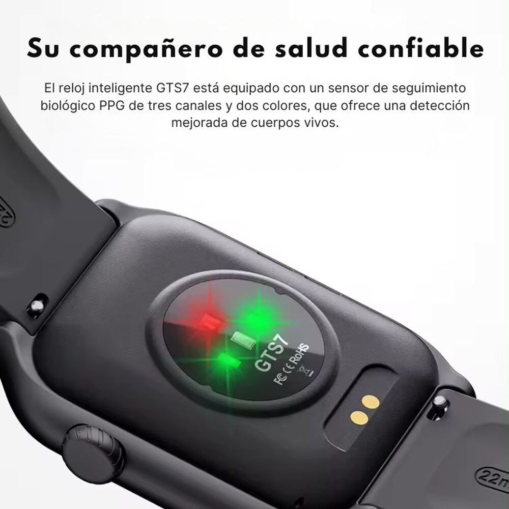 Smartwatch Gts7 Bluetooth 5.0 Ritmo Cardíaco Contador Pasos image number 1.0
