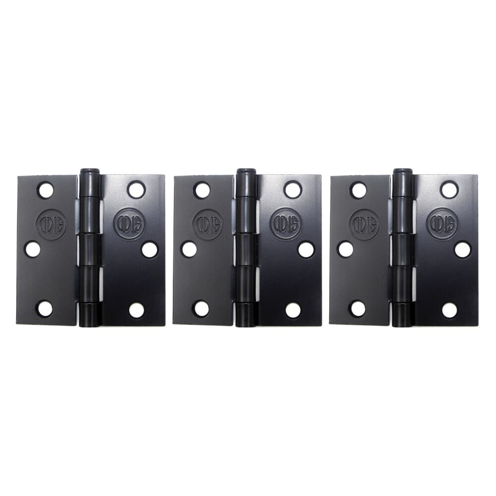 Pack 3 Bisagras Acero Odis 3&rdquo;&times; 3&rdquo;&times;2,0mm - Negro image number 1.0