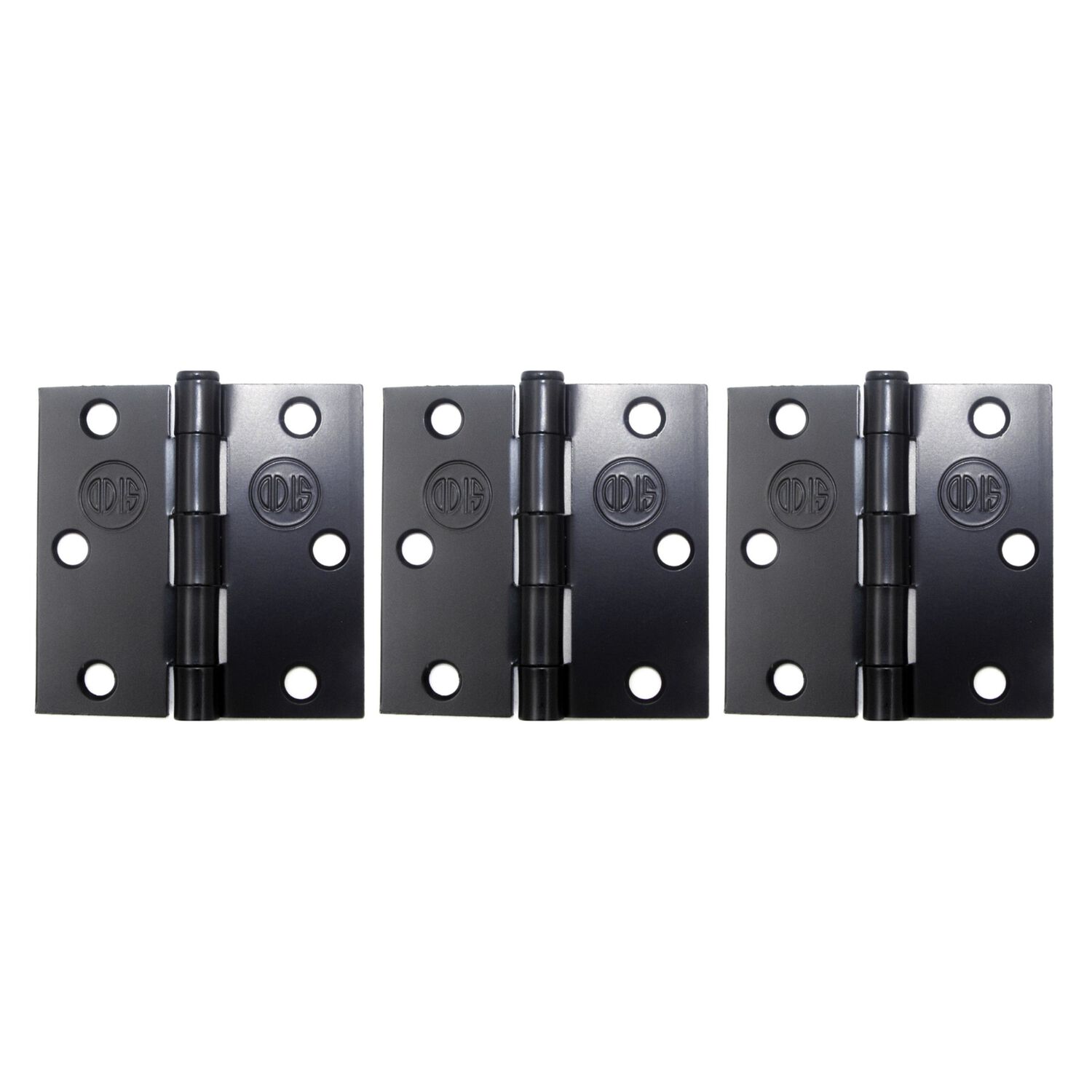 Pack 3 Bisagras Acero Odis 3&rdquo;&times; 3&rdquo;&times;2,0mm - Negro image number 1.0