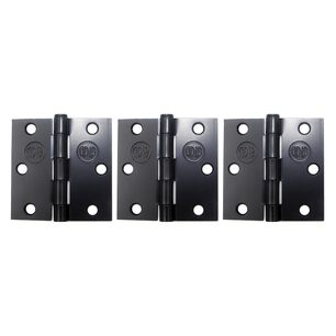 Pack 3 Bisagras Acero Odis 3&rdquo;&times; 3&rdquo;&times;2,0mm - Negro
