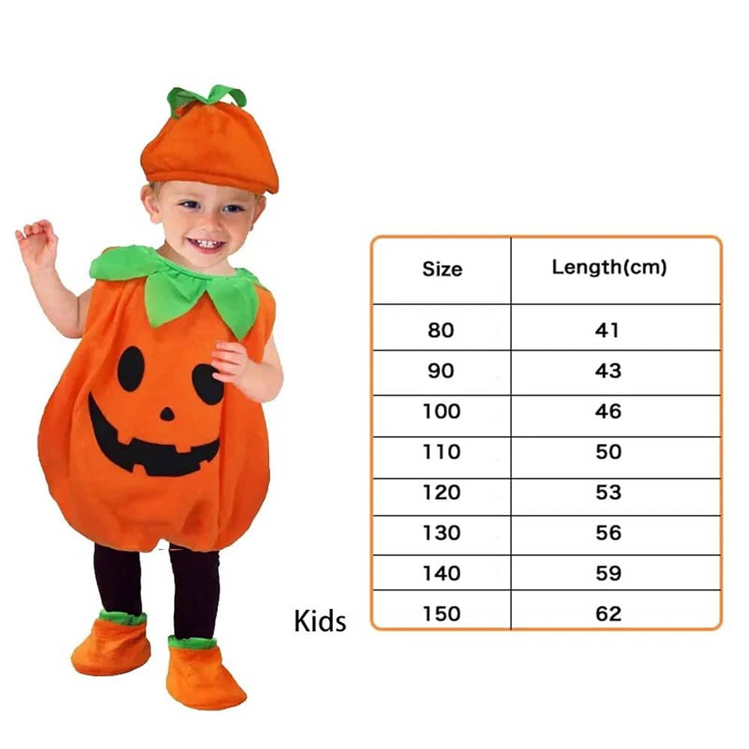 Disfraz Para Ni&ntilde;os Calabaza Hallowen image number 5.0