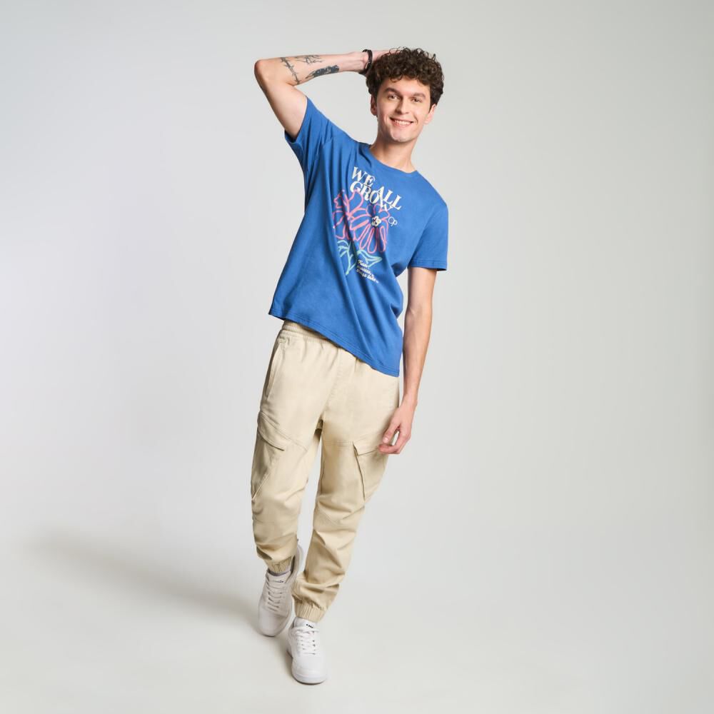 Polera Estampada Regular Manga Corta Cuello Redondo Hombre Ocean Pacific image number 1.0