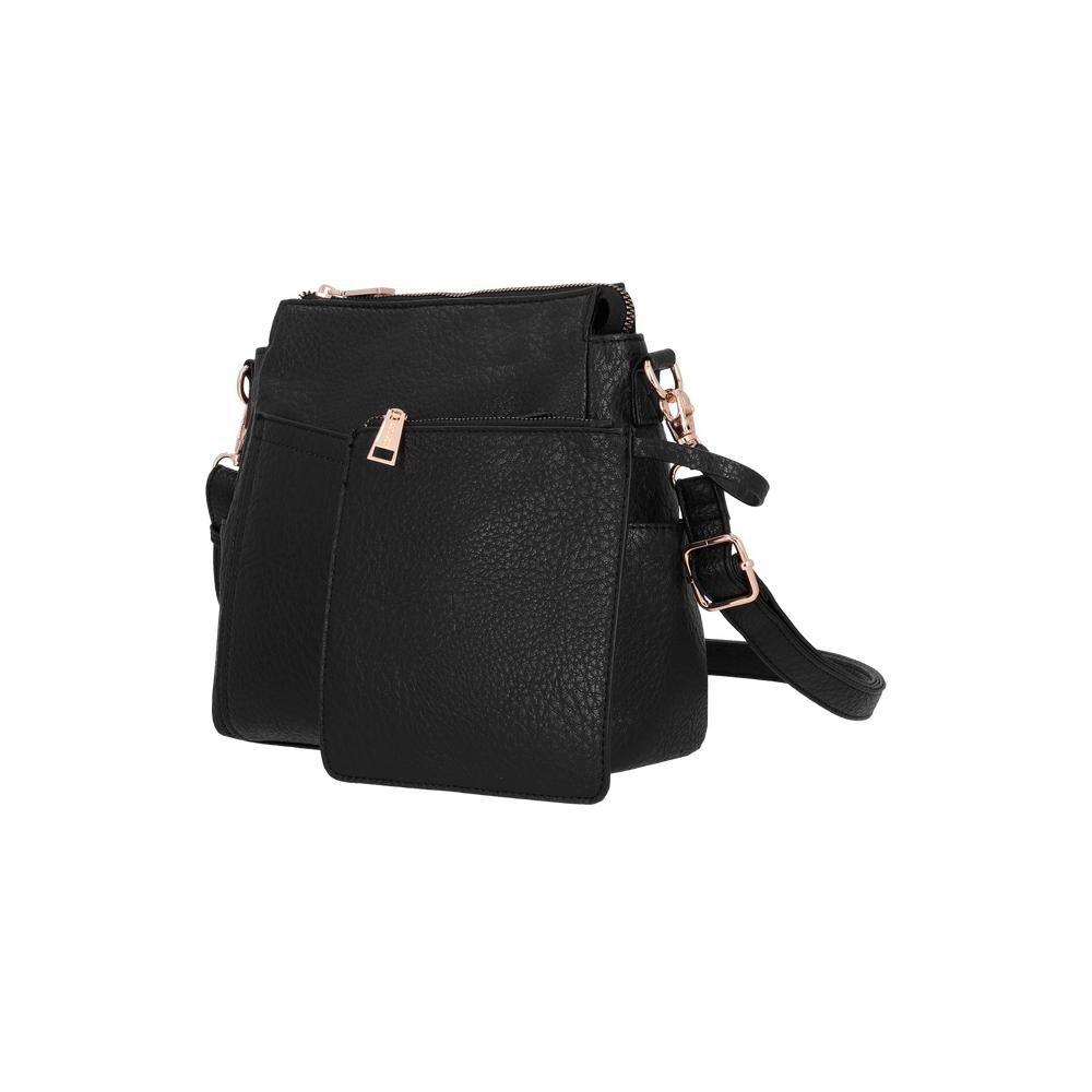 Bandolera Secret Edessa St6 M Negro image number 5.0