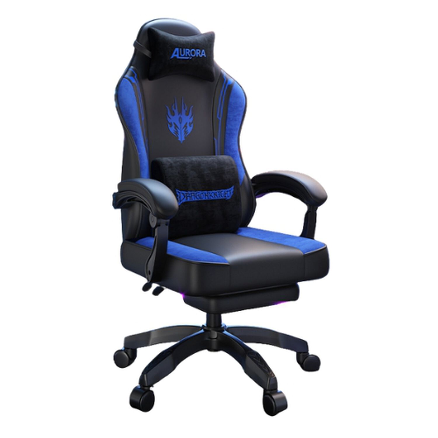Silla Gamer Con Soporte Lumbar Reclinable 135 Y Reposapies image number 0.0