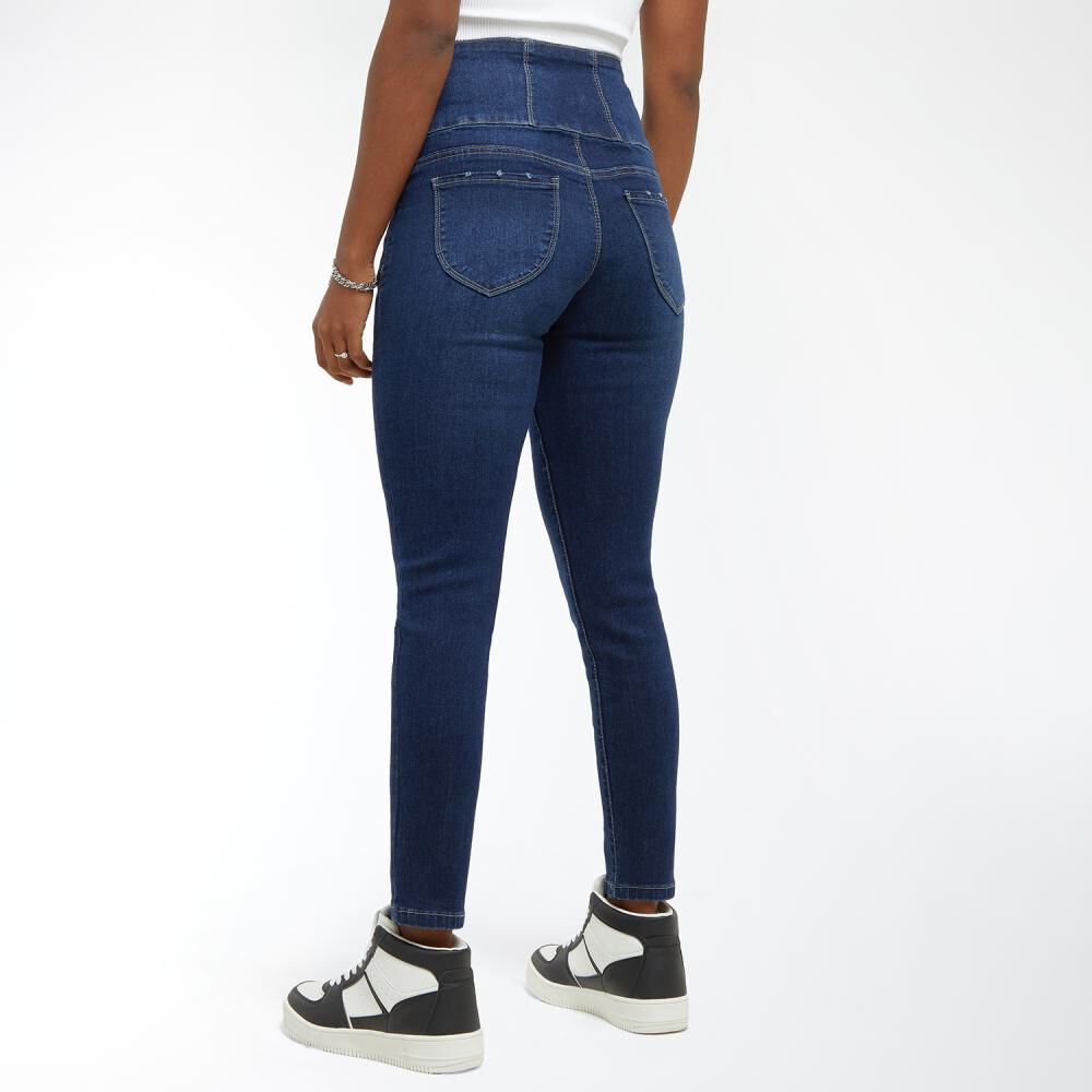 Jeans Tiro Alto Super Skinny Mujer Rolly Go image number 3.0