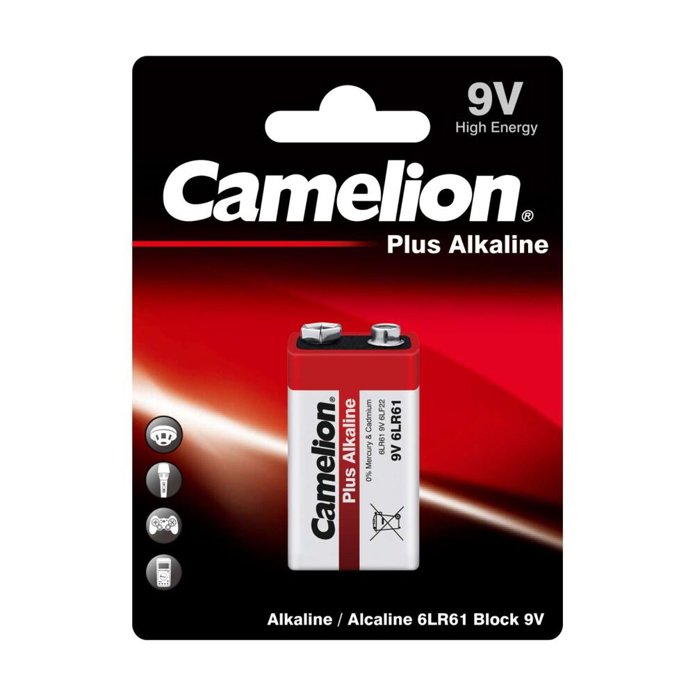 Batería Alcalina Plus 9v - Camelion image number 0.0
