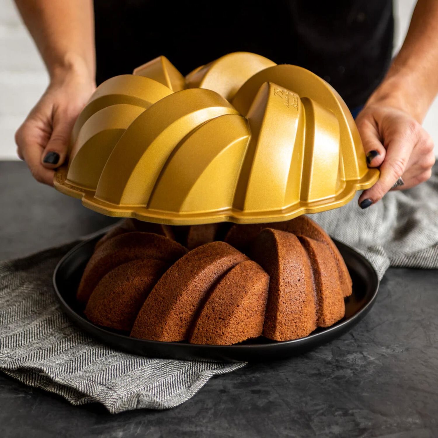 75th Anniversary Braided Bundt Pan Nordic Where image number 2.0