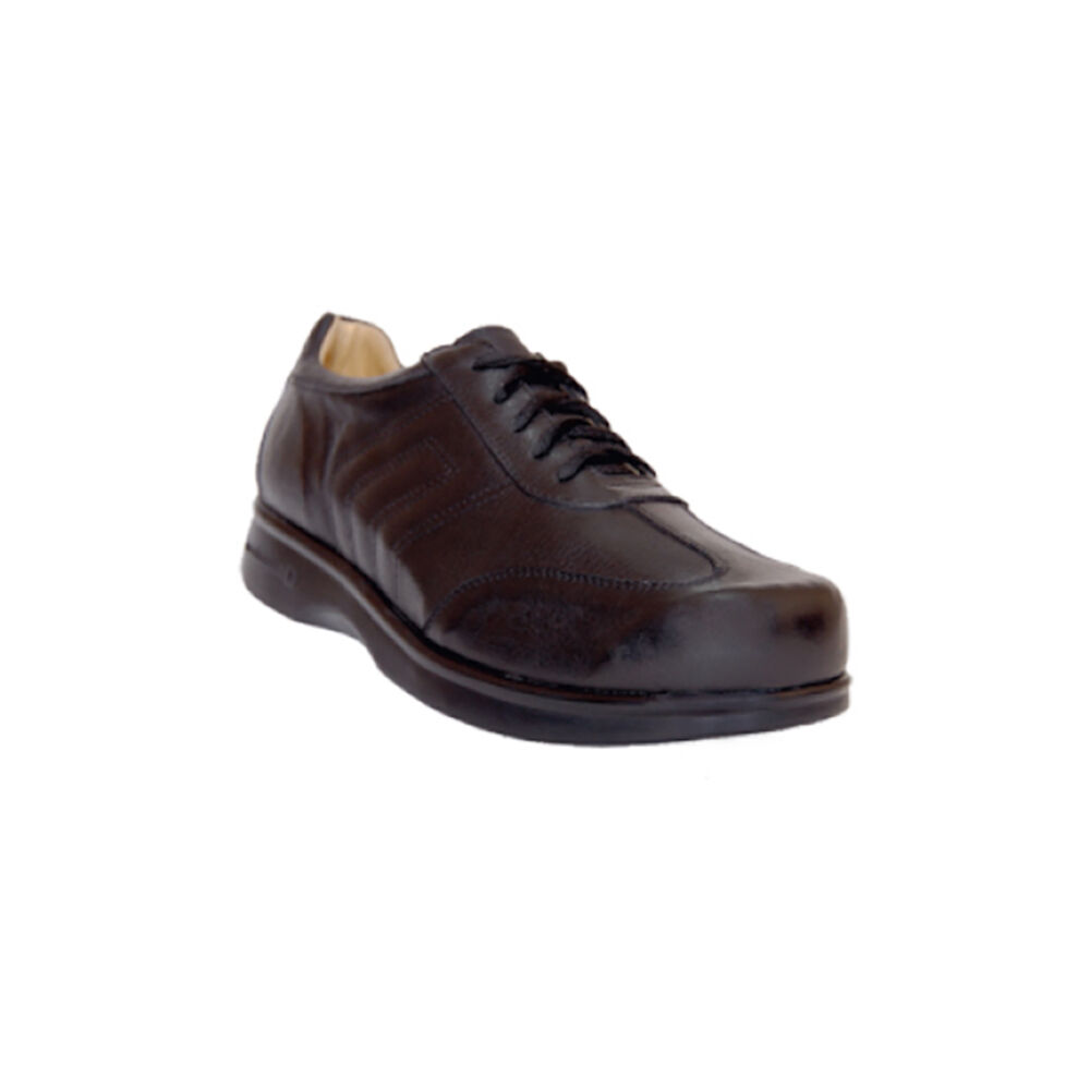 Zapato P/diabetico C/cierre Cordon Marron Talla 35-blunding image number 2.0