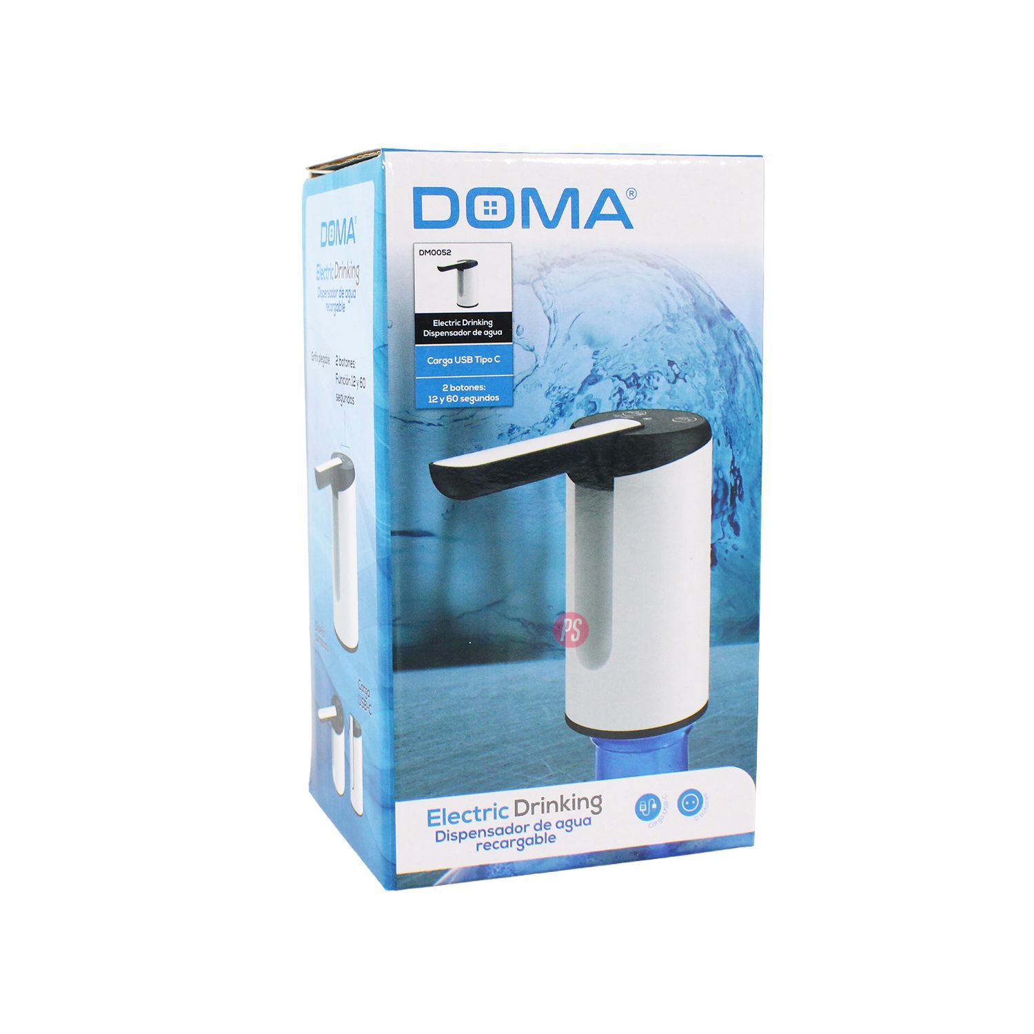 Dispensador Agua Usb-c Recargable Plegable Portable - Ps image number 3.0