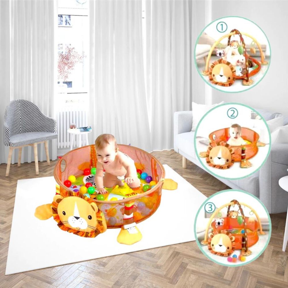 Gimnasio Bebé 3 En 1 Con Pelotitas Lubabycas image number 1.0