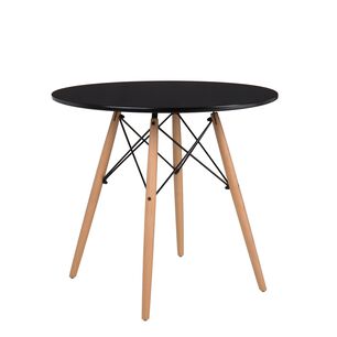 Mesa Eames Redonda 120cm Negra