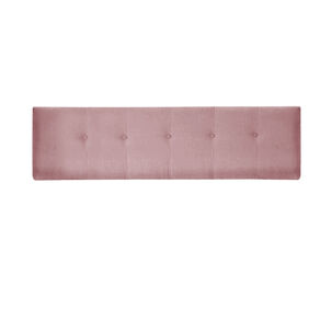 Respaldo Best Tela Velvet Palo Rosa 2 Plazas
