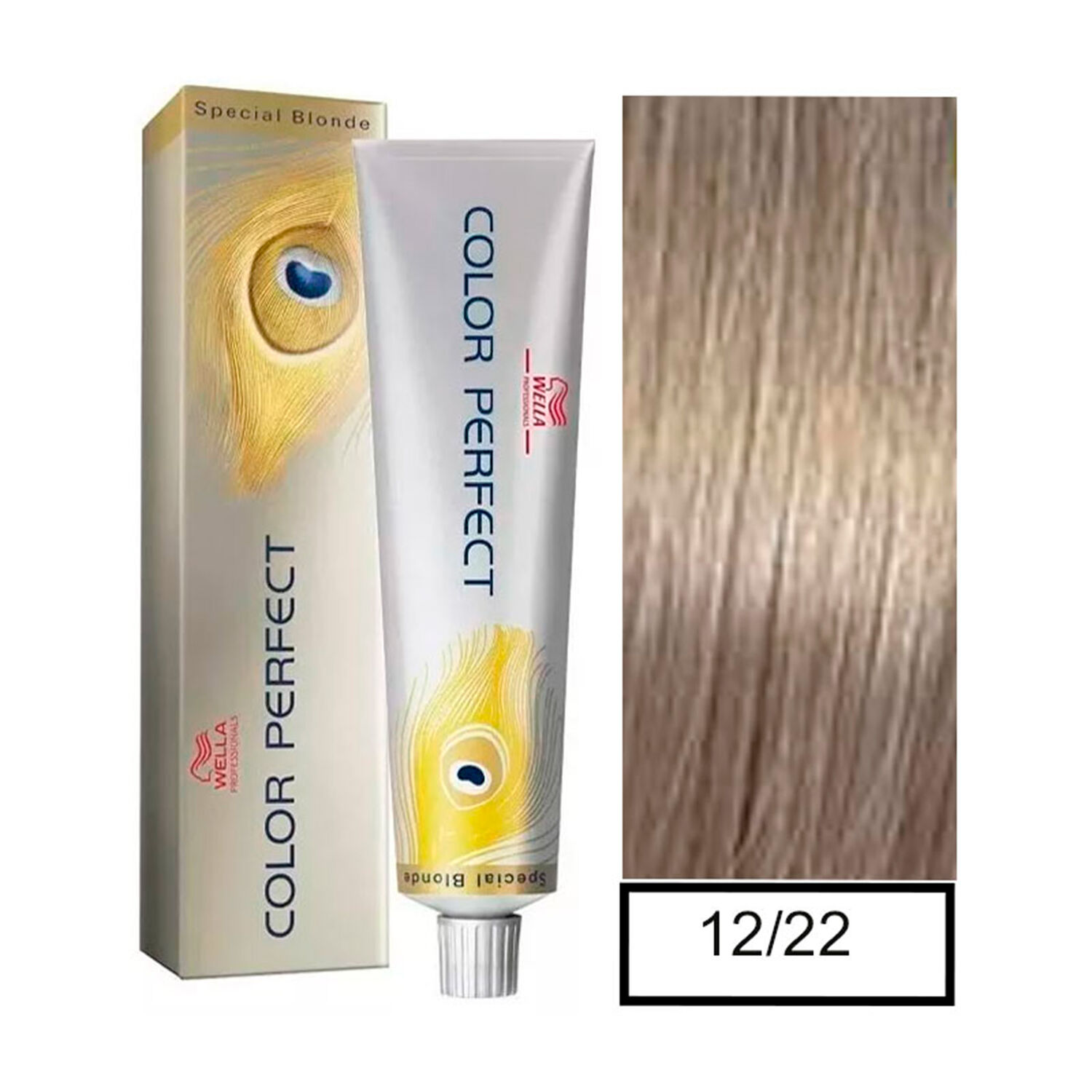 Wella - Tintura Permanente Color Perfect Special Blonde 12/22 Rubio Intenso Mate Especial 60 Ml + Oxidante En Crema De 60 Ml image number 0.0