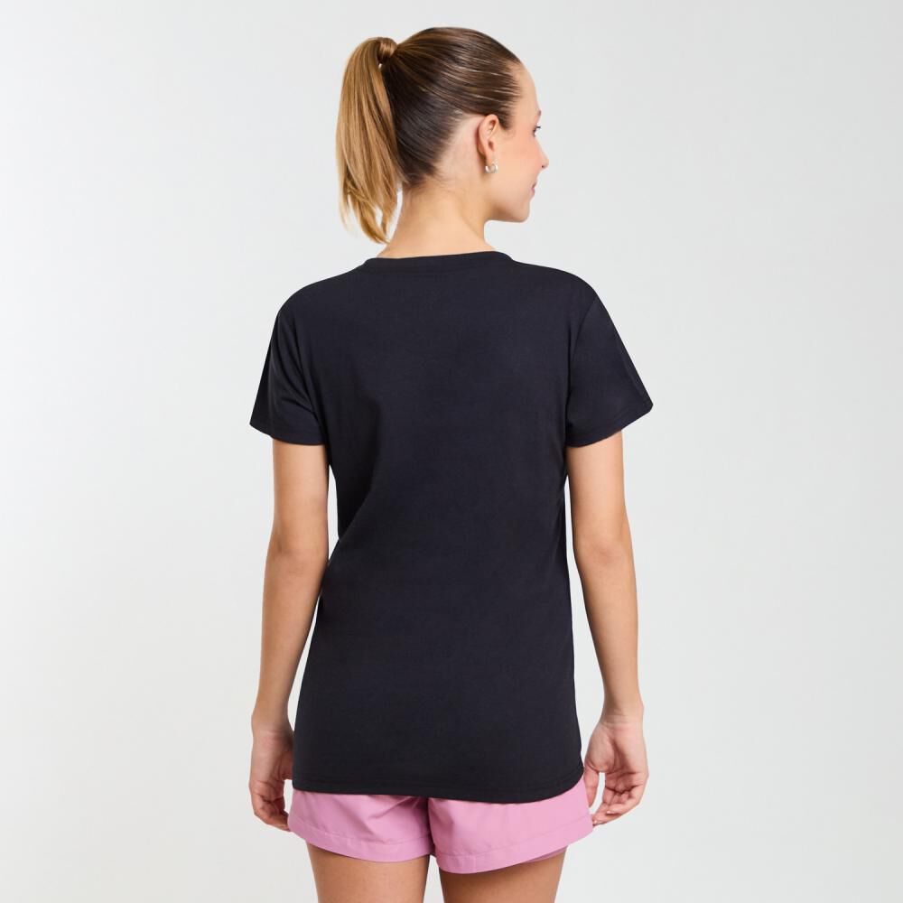 Polera Deportiva Manga Corta Cuello Redondo Mujer Wetland image number 3.0
