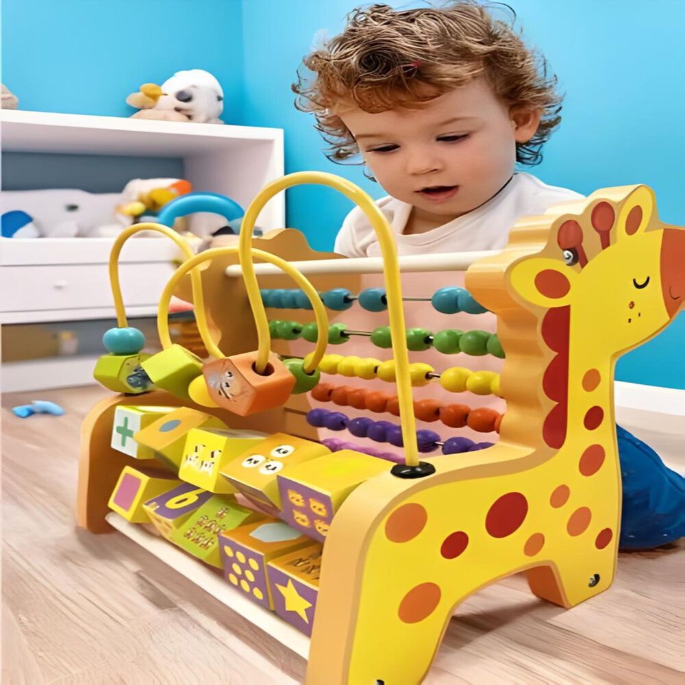 Juego Did&aacute;ctico De Jirafa Abaco Infantil 28n10 image number 3.0