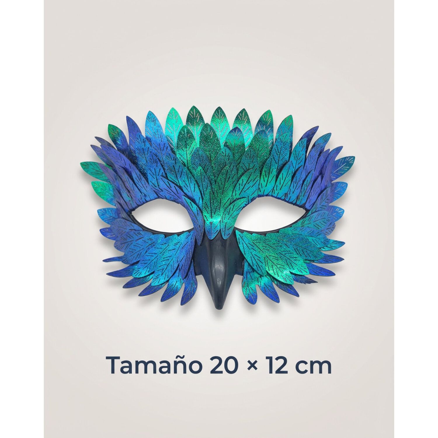 M&aacute;scara Pajaro Ave Plumas Carnaval Veneciano Para Disfraz image number 6.0
