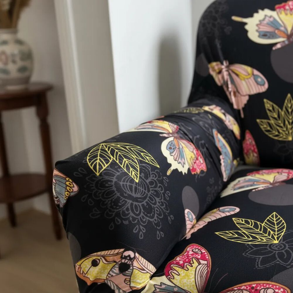 Funda De Sof&aacute; Estampada De 1 Cuerpo image number 5.0