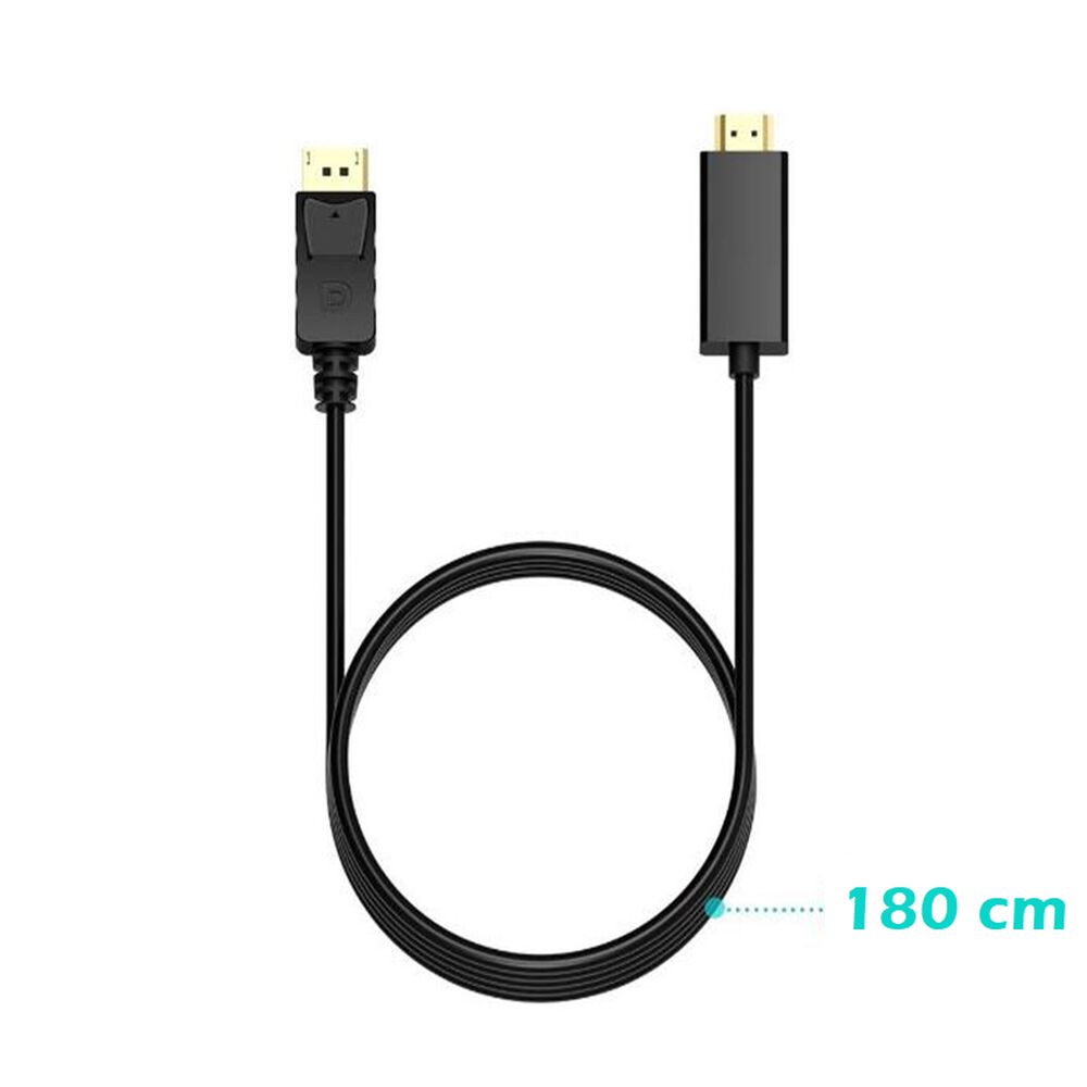 Cable Displayport Dp A Hdmi 4k Ultra Hd 1.8m Tm-100529 image number 7.0