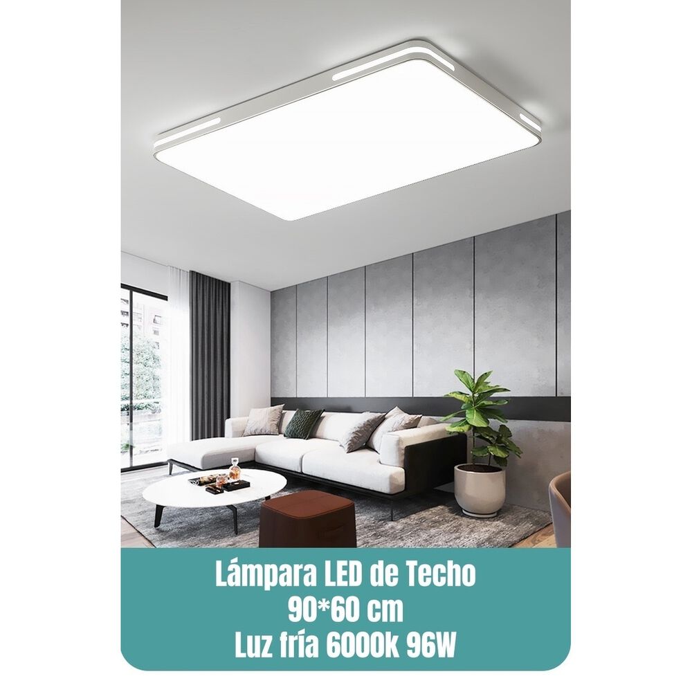 L&aacute;mpara De Techo Led 90x60cm 96w By Lubabycas image number 1.0