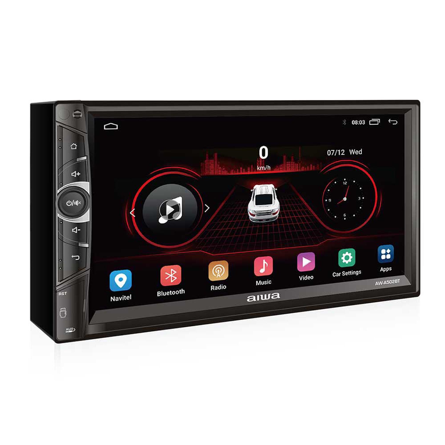 Radio Auto 2 Din Android Touch Hd De 7 Aw-a502bt image number 2.0