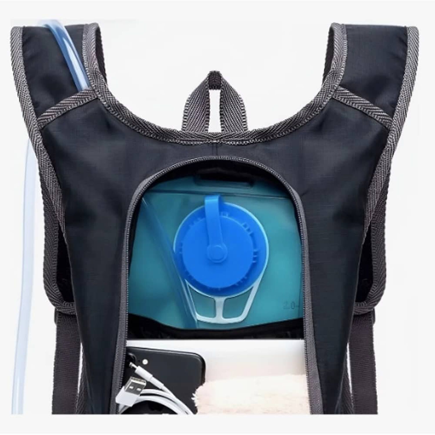 Mochila Hidratacion Azul image number 1.0