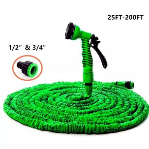 Manguera Mágica Flexible Retráctil De 22,5 Cm Con Gatillo