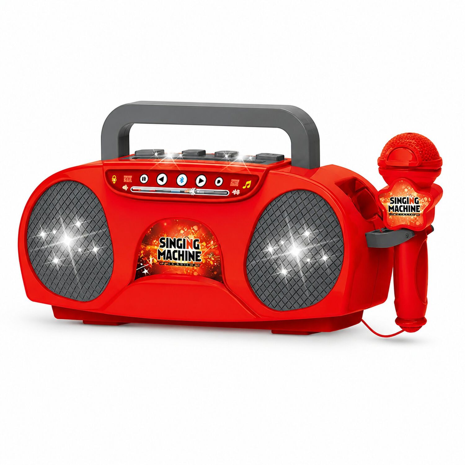 Micr&oacute;fono Karaoke Ni&ntilde;os Luz Led Parlante Bluetooth image number 0.0