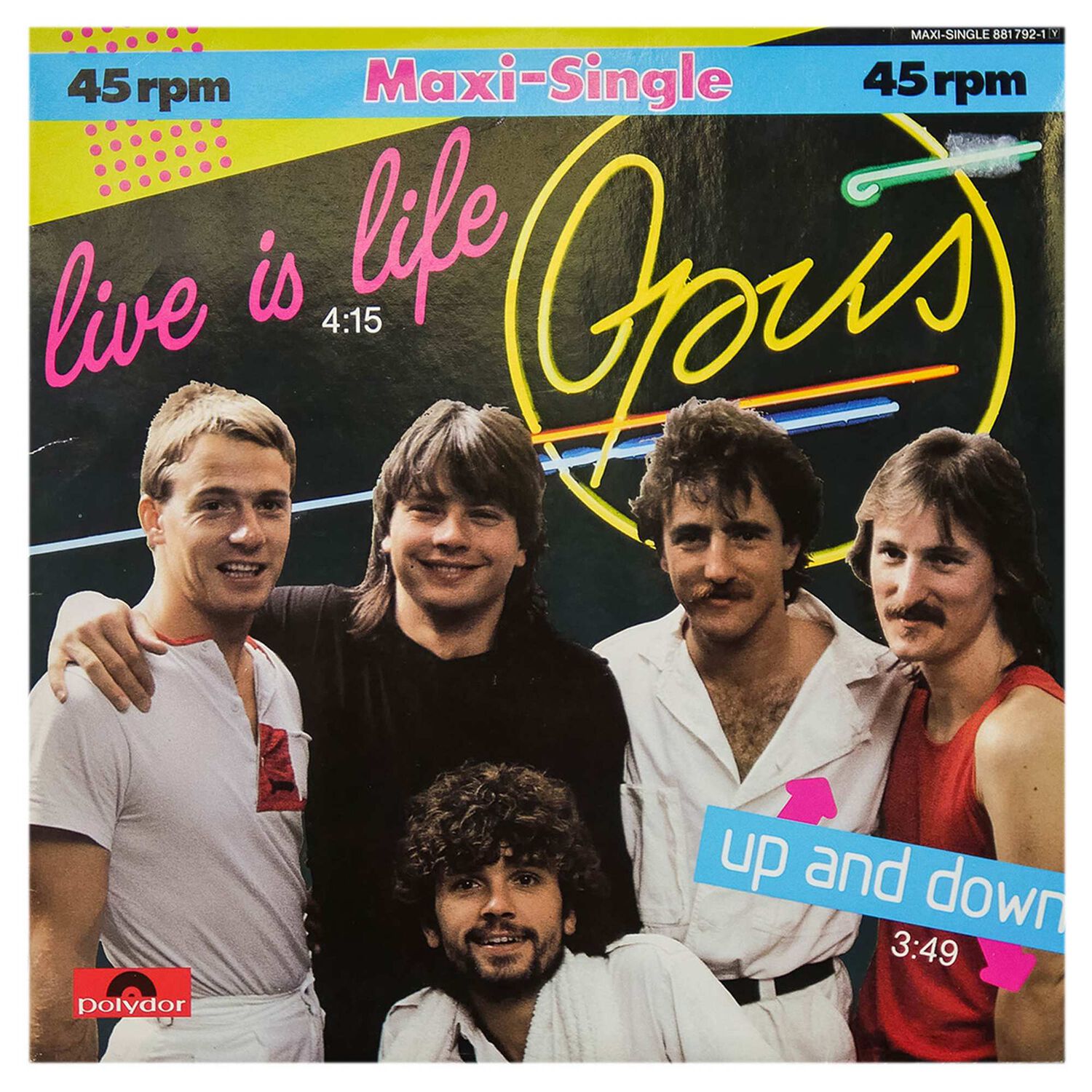 Opus - Live Is Life | 12" Maxi Single Usado image number 0.0