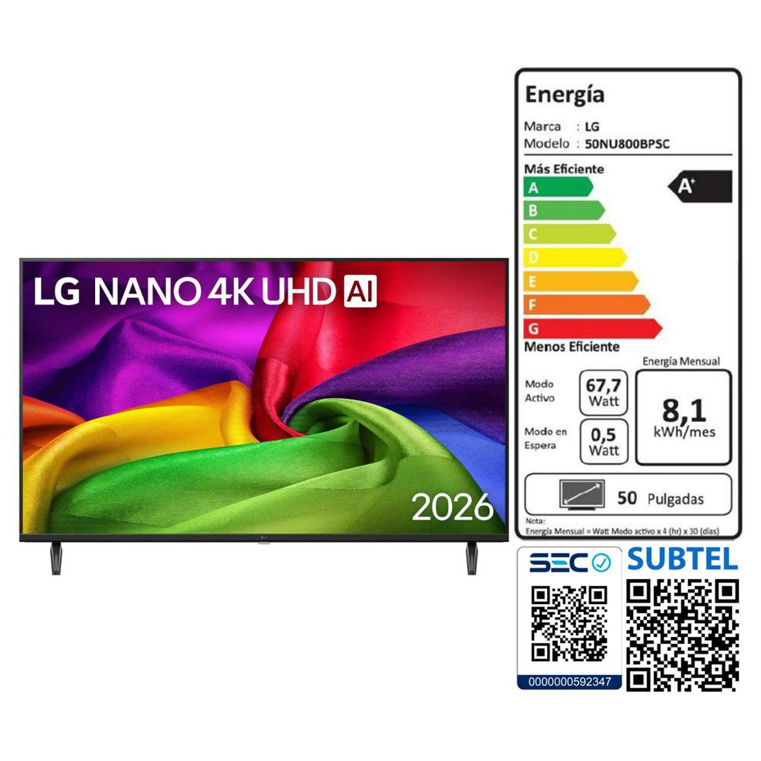 Led 50" LG 50NU800BPSC / Ultra HD 4K / Smart TV image number 12.0