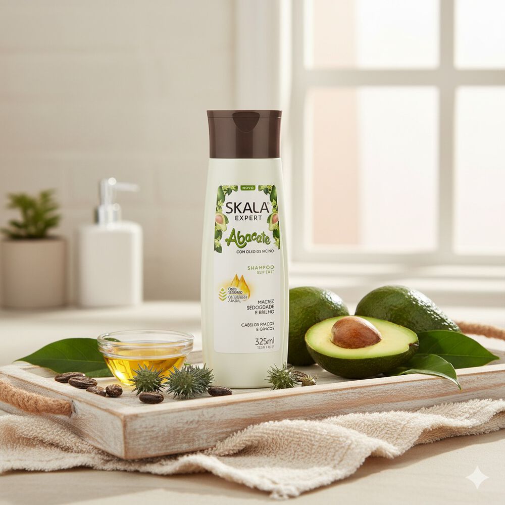 Shampoo Abacate Skala Expert 325ml image number 2.0
