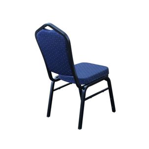 Silla De Comedor Banquetera Azul - Negro