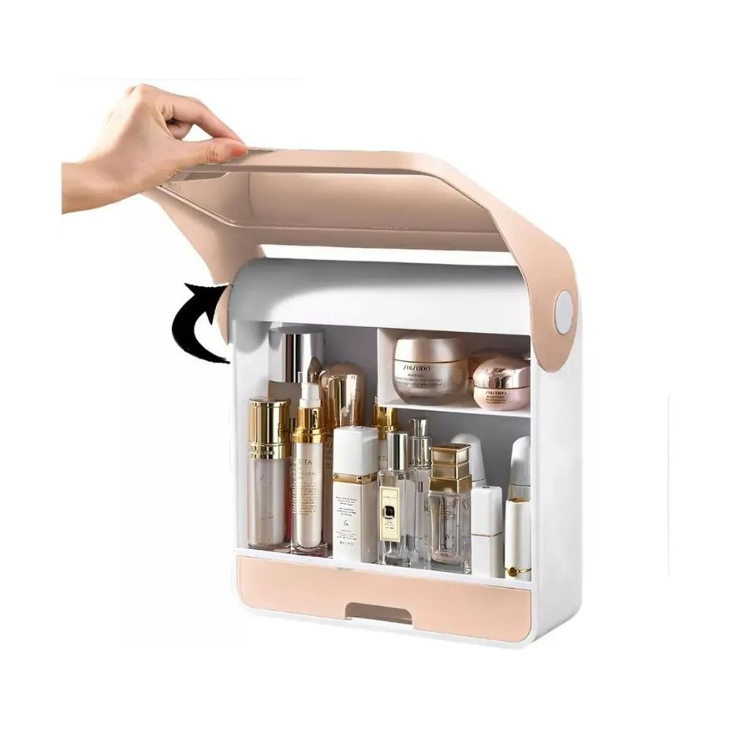 Organizador Maquillaje Caja Port&aacute;til Espejo Tocador image number 4.0