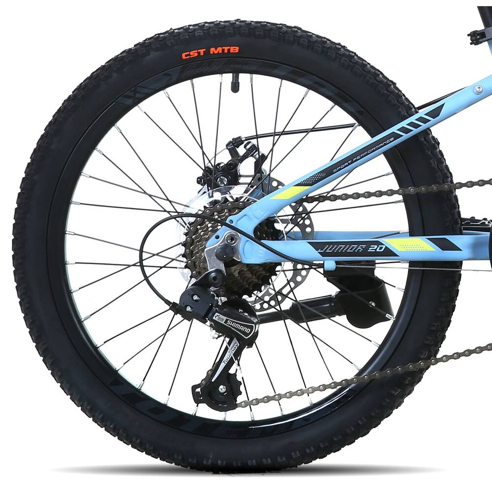 Bicicleta Totem Mtb Aro 20 Modelo 1100 Celeste image number 5.0