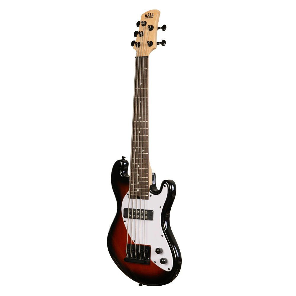 U-bass S&oacute;lido 5 Cuerdas Fretted Marron Burst Kala image number 2.0