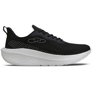 Zapatilla Mujer Rayo Negro/blanco