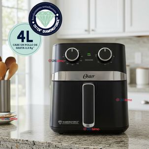 OSTER Oster Freidora De Aire Manual, Recubrimiento Oster Diamondforce, 4l De Capacidad, Con Controles De Tiempo Y Temperatura, Ckstaf401md