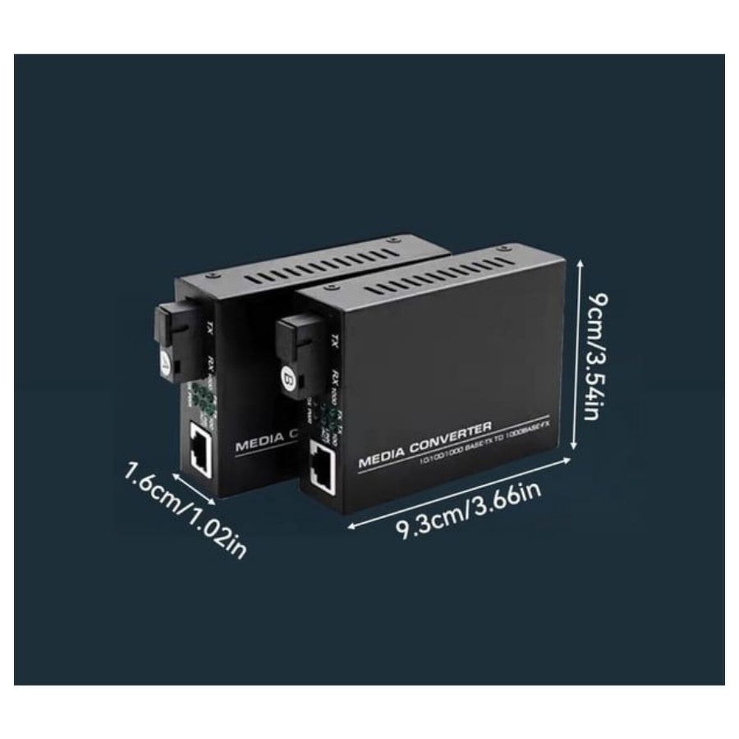 Convertidor De Medios Ethernet A Fibra &Oacute;ptica 1000 Mbps image number 2.0