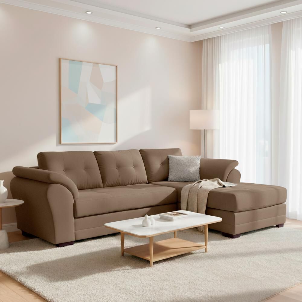 Sof&aacute; Seccional Living Factory New Samy Derecho / 4 Cuerpos image number 0.0