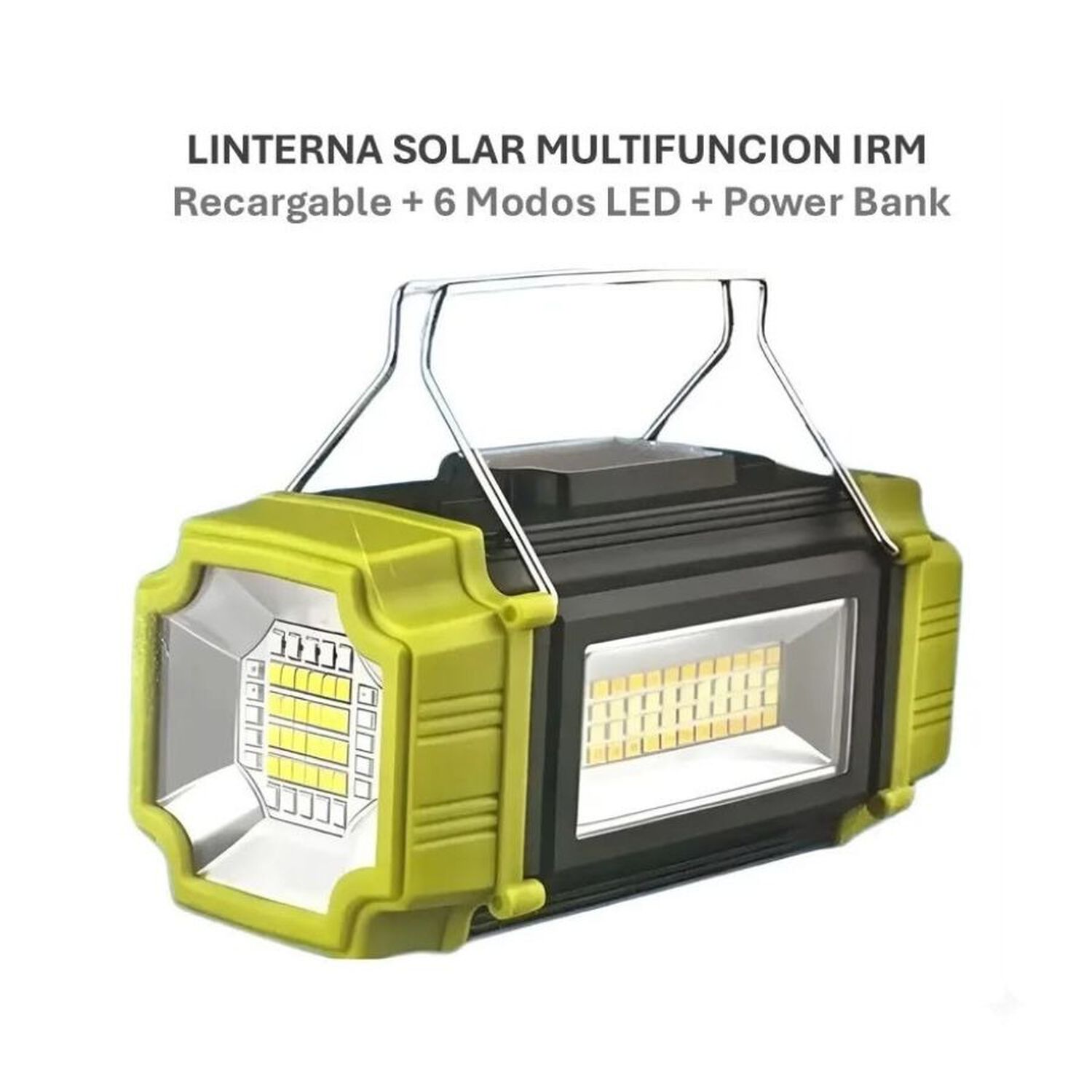 Linterna L&aacute;mpara Solar Multifuncional Recargable Usb image number 5.0