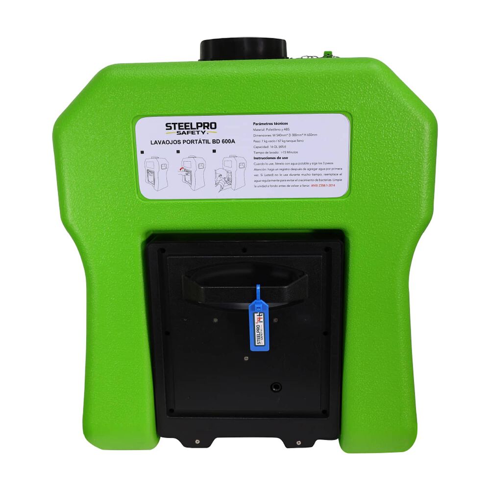 Lavaojos Port&aacute;til 60 Litros Bd-600a Steelpro image number 1.0