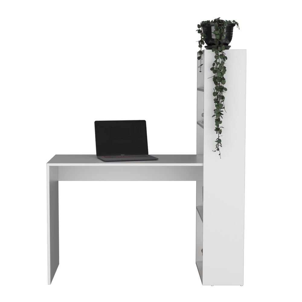 Escritorio Biblioteca 144x120x53 Cm Fm-050b Blanco image number 2.0