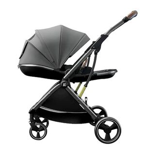 Coche De Paseo Modo Apego Y Panor&aacute;mico Gris Lubabycas