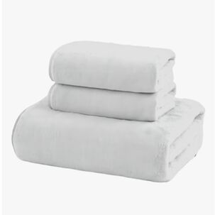 Toalla Extra Larga De Microfibra Blanca