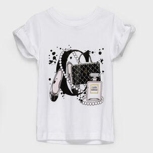 Polera Blanca Perfume Algodón Peruano