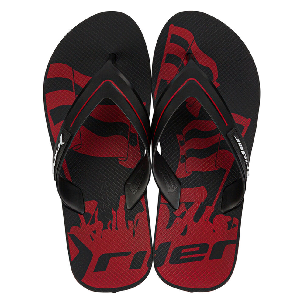 Sandalia Hombre Negro/rojo Strike Rider image number 0.0