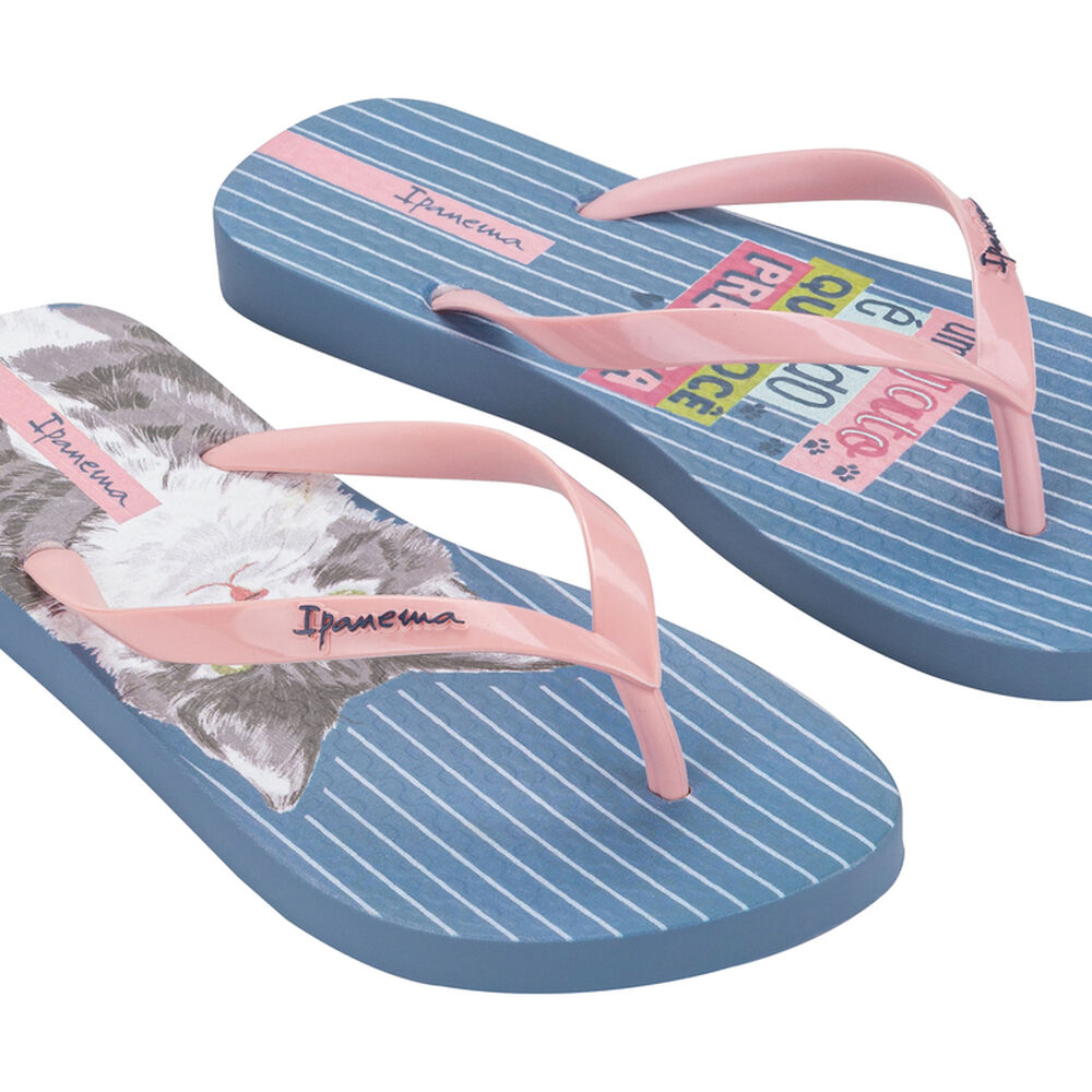 Sandalia Mujer Azul/rosa Love Pets Ipanema image number 1.0