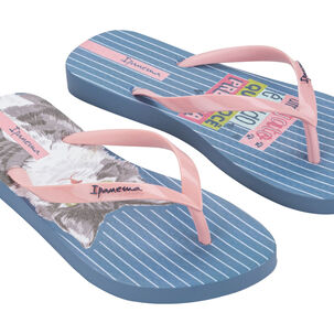 Sandalia Mujer Azul/rosa Love Pets Ipanema